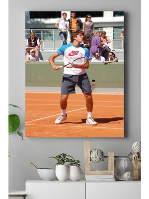 Postermanya Juan Martin Del Potro Kanvas Tablo 21 x 30 cm