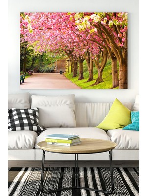 Postermanya İlkbahar Manzara Kanvas Tablo 3 21 x 30 cm