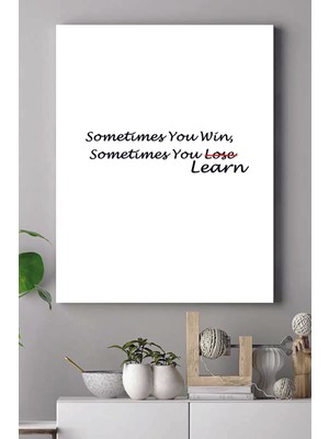 Postermanya Win - Learn Girişimcilik Kanvas Tablo 21 x 30 cm