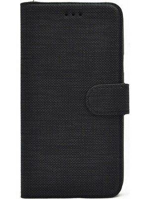 Smcase Apple iPhone 11 Kılıf Kartvizitli Exclusive Spor Cüzdan Siyah
