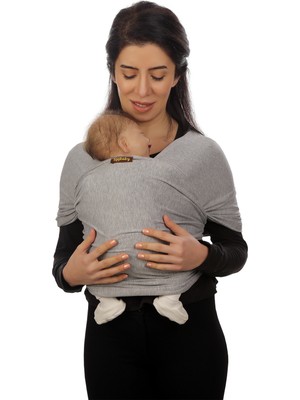 Egg Baby Esnek Wrap Sling Gri