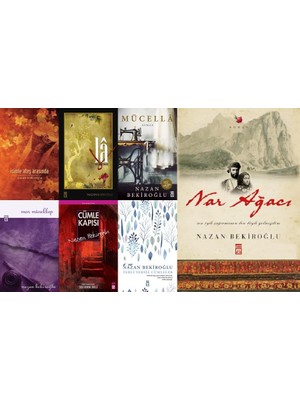 İsimle Ateş Arasında - La Sonsuzluk Hecesi - Mücella - Mor Mürekkep - Cümle Kapısı - Yerli Yersiz Cümleler -Nar Ağacı -Nazan Bekiroğlu