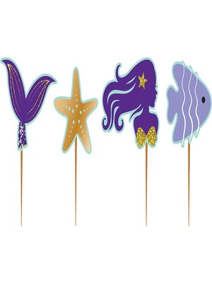 Partioutlet Deniz Kızı Kürdan Set 10 Adet