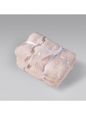 İrya Norena %100 Pamuk Banyo Havlusu Pudra 90x150