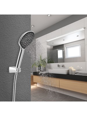 Baymera  Deluxe Chrome Space El Duş Seti VLTM-7050