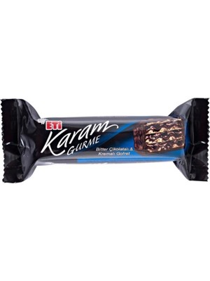 Eti Karam Gurme Bitter Çikolata ve Kremalı Gofretli Kutu Çikolata 50 g x 18 Adet – Türkiye'de Üretilmiştir