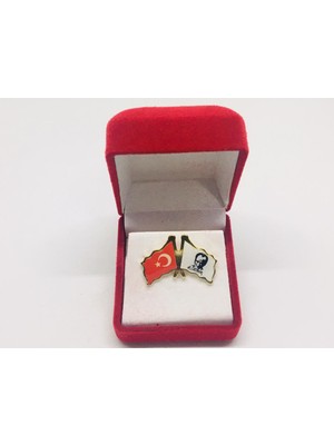 Merit Collection Atatürk ve Türk Bayrağı Yaka Rozeti