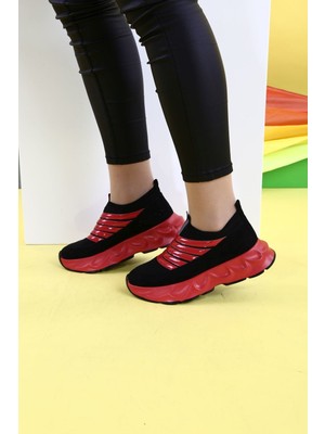 Dgn B400 Kadın Kalın Taban Lastikli Sneakers Spor Ayakkabı 20Y