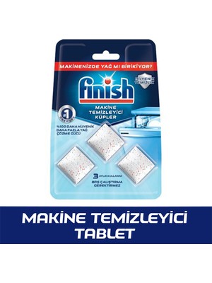 Finish Bulaşık Makinesi Makine Temizleyici 3 Tablet