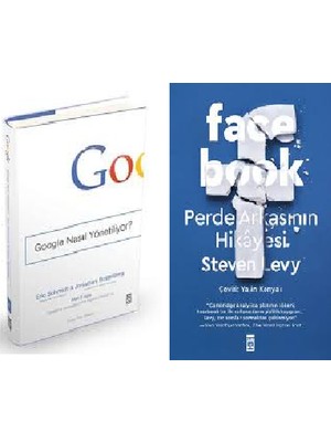 Google Nasıl Yönetiliyor - Facebook Perde Arkasının Hikayesi 2 Kitap Set