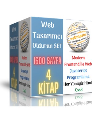 Enine Boyuna Eğitim Web Tasarımcı Olduran Set (Modern Web Tasarım Seti)
