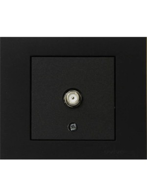 Ovivo Grano Siyah Uydu F Konnektör Eco Ogsufke