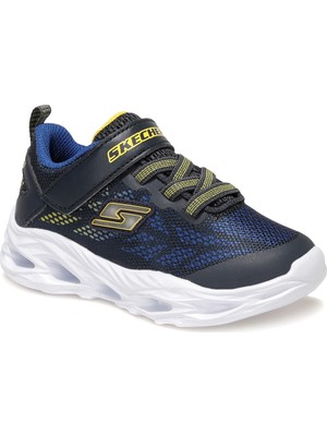 Skechers VORTEX-FLASH Küçük Erkek Çocuk Siyah Spor Ayakkabı - 400030N NVYL