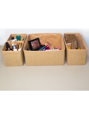 Rek Home Dekoratif Çekmece Içi Düzenleyici 4'lü Organizer Set