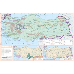 Gürbüz Yayınları Kurtuluş Savaşı 70 x 100 cm