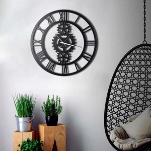 Metal Duvar Saati Gear