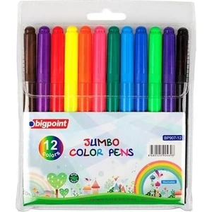 Jumbo Keçeli Kalem Set Pp Kutulu 12'li