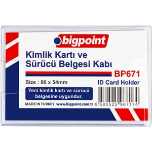Kimlik Sürücü Kart Kabı Soft Kırılmaz