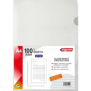 Poset Dosya Beyaz Serıtlı Krıstal 60 Micron 100'lü
