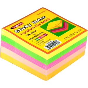 Yapışkanlı Kup Notluk 250 Yaprak 5 Neon Renk