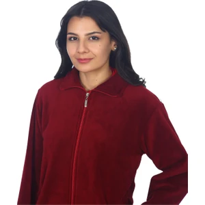 Bayram İş Elbiseleri Unisex Bordo Kışlık Polar