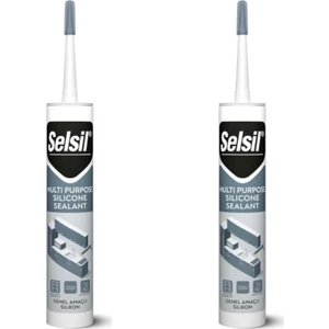 Genel Amaçlı Şeffaf Silikon 280 gr 2 Adet