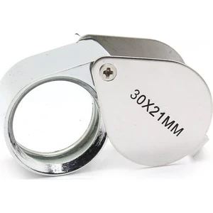 Cep Tipi Işıklı Mini Büyüteç 30X MG-55367