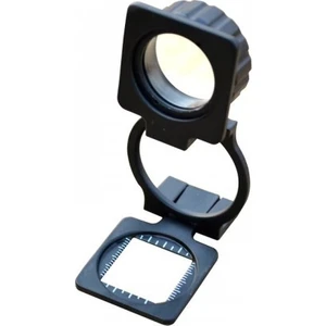 Tekstilciler Için Kumaş Kontrolü Büyüteç,katlanan, Metal 15X Büyütme