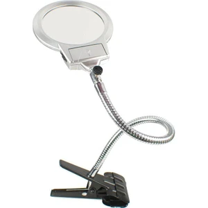 Spiralli Klipsli Büyüteç - LED Işıklı 13CM MG15120-C