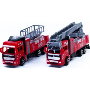 Pasifik Toys 2'si Bir Arada Sürtmeli Oyuncak Itfaiye Araba