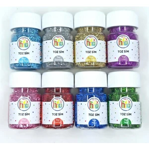 Epoksi Reçine Toz Sim 8 Renk Set 120 gr
