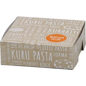 Muhteşem TATLAR-1000 gr Kuru Pasta Kutusu - 100'lü