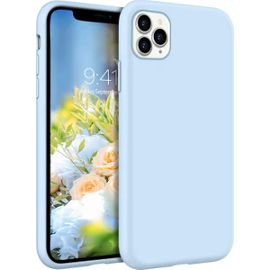 Apple iPhone 11 Pro Kılıf Liquid Lansman Silikon Açık Mavi