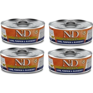 N&d Pumpkin 4 Adet Balkabağı Kuzu Yaban Mersin Yetişkin Yaş Mama 80 gr