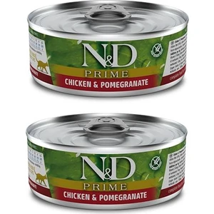 N&d Prime Tahılsız 2 Adet Tavuk Nar Yetişkin Kedi Yaş Mama 80 gr