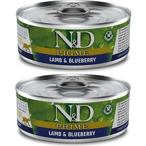 N&d Prime Tahılsız 2 Adet Kuzu Yaban Mersini Yetişkin Yaş Mama 80 gr