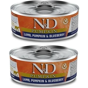 N&d Pumpkin 2 Adet Balkabağı Kuzu Yaban Mersin Yetişkin Yaş Mama 80 gr