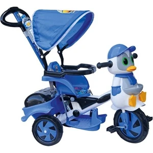 Baby Penguen Poufi 3 Tekerlekli Bisiklet - Mavi