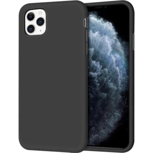 Apple iPhone 11 Pro Max Kılıf Liquid Lansman Silikon Siyah