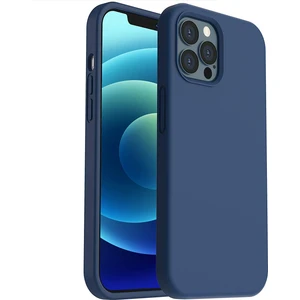 Bilişim Aksesuar Apple iPhone 12 Mini Kılıf Liquid Lansman Silikon Lacivert