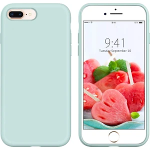 Bilişim Aksesuar Apple iPhone 7 Plus Kılıf Liquid Lansman Silikon Mint