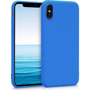 Apple iPhone x Kılıf Liquid Lansman Silikon Mavi