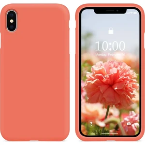 Apple iPhone Xr Kılıf Liquid Lansman Silikon Turuncu