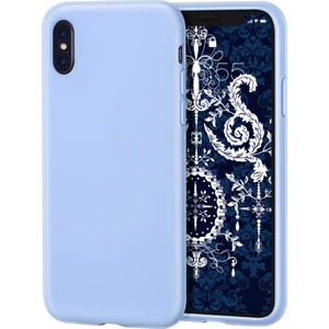Apple iPhone Xs Kılıf Liquid Lansman Silikon Açık Mavi