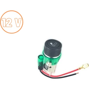 12V Yeşil ışıklı Çakmak
