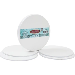 Preslenmiş Tuval Kompozit Yuvarlak 10 cm 4'lü Set