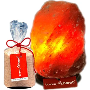 Tuzcu Ahmet 5-6 kg Himalaya Tuz Lambası + 1 kg Himalaya Tuzu