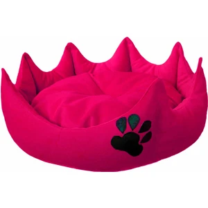 Mavi Vitrin Catyat Crown Kedi & Köpek Yatağı 50 cm (50 Ø) Fuşya