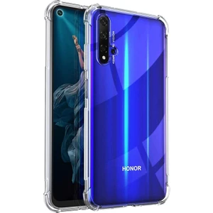 Huawei Honor 20 Kılıf Shock Absorbing Şeffaf