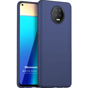Matte Silicone Infinix Note 7 Kılıf Lacivert